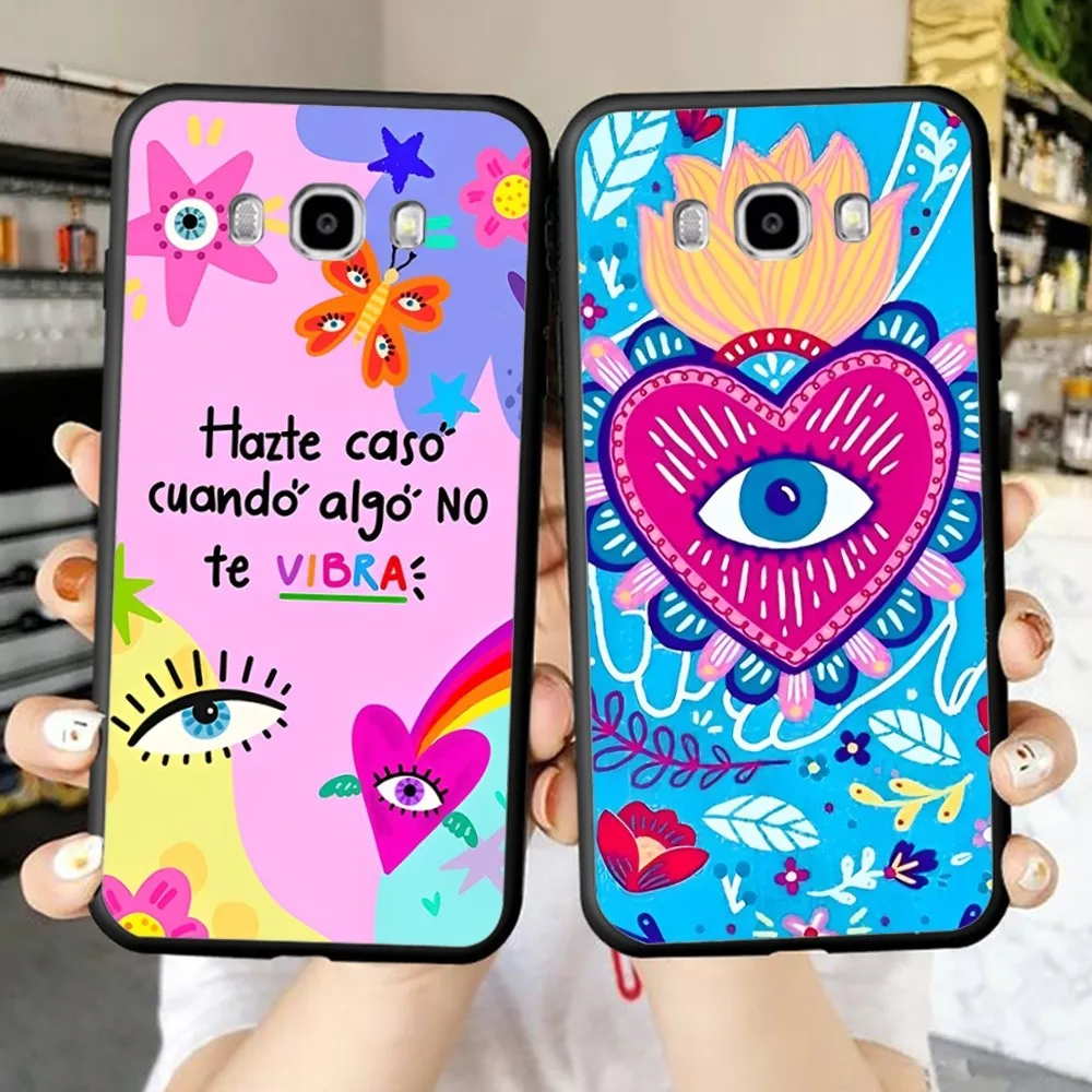 

Lucky Eye Blue Evil Eye Print Phone Case For Samsung J 7 plus 7core J7 neo J6 plus prime J6 J4 J5 Mobile Cover