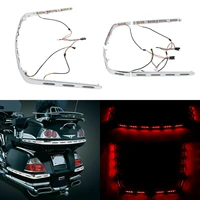 motorcycle rear trunk or saddlebags trim cover led lights for honda goldwing gl1800 2001 2011 2010 2009 2008 2007 2006 2005 2004