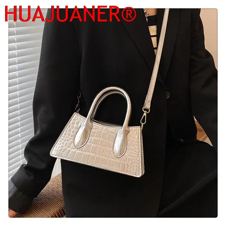 

Модные блестящие кожаные сумки для женщин, маленькая сумка на плечо, модная дизайнерская женская сумка, роскошная Брендовая женская сумка ч...