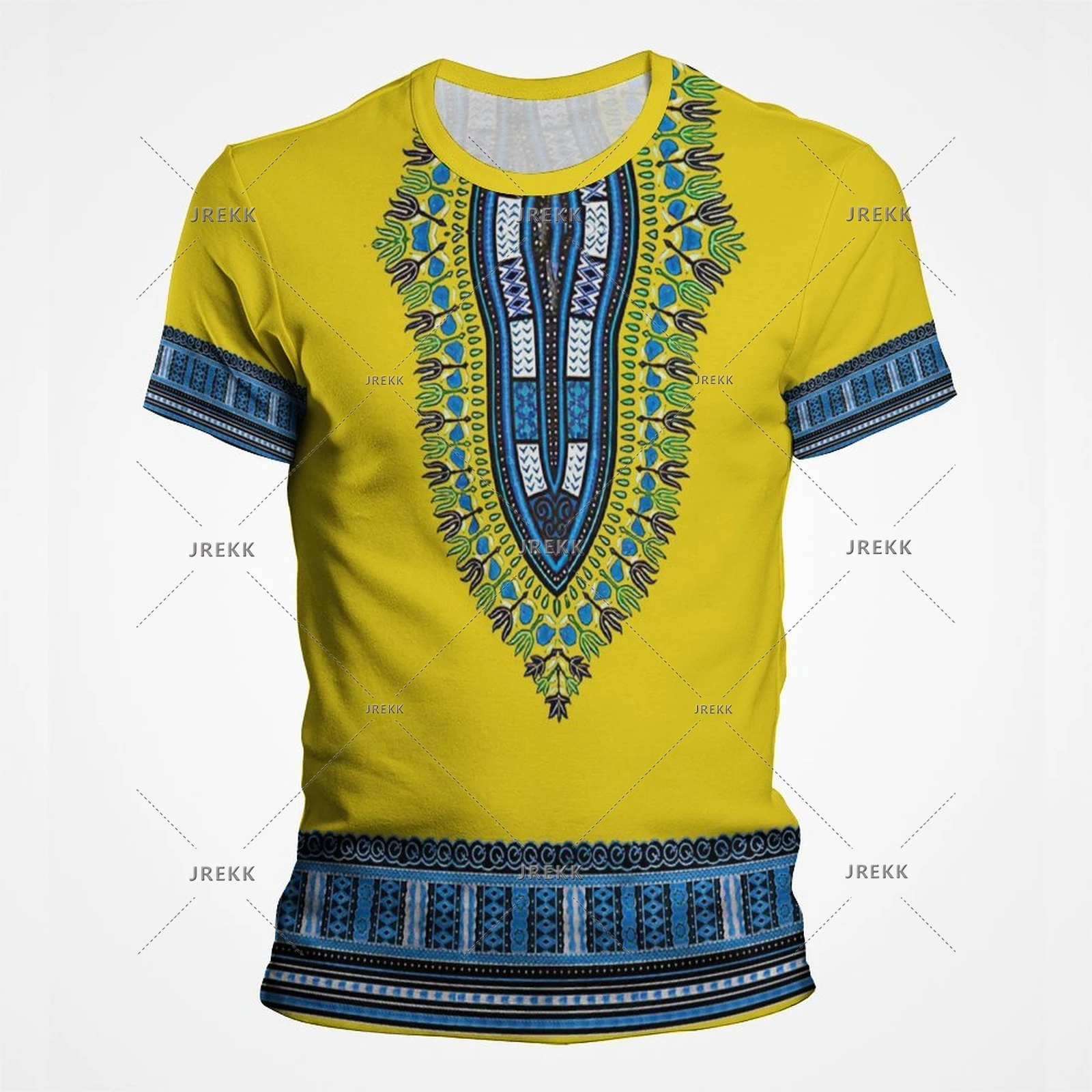 

Новая детская футболка в богемном стиле из полиэстера, Мужская трехмерная модель, индийский дизайн, парная уличная одежда, модная семейная одежда