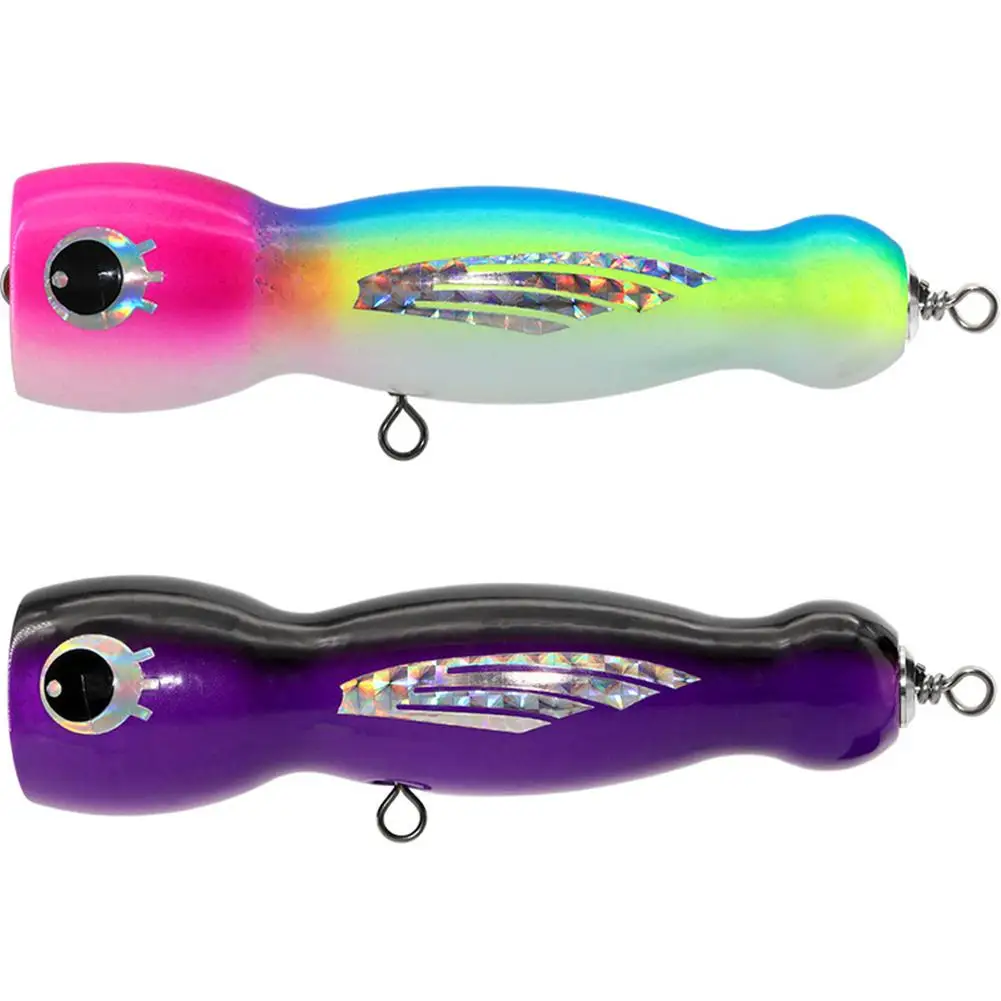 

Colorful fishing lure top water poper hardbait carretilha for sea fishing Simulated Casting Fake Bait Fish Lures Fishing Tackle
