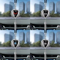 3d metal car rearview mirror suspension decorative accessories styling for peugeot 206 307 308 3008 207 208 407 508 2008 5008107