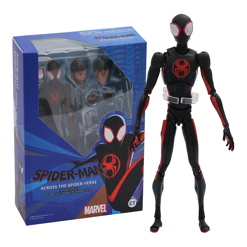

SHF Человек-паук поперек паука Майлс Моралес/паук-Гвен ПВХ экшн-фигурка Коллекционная модель игрушка