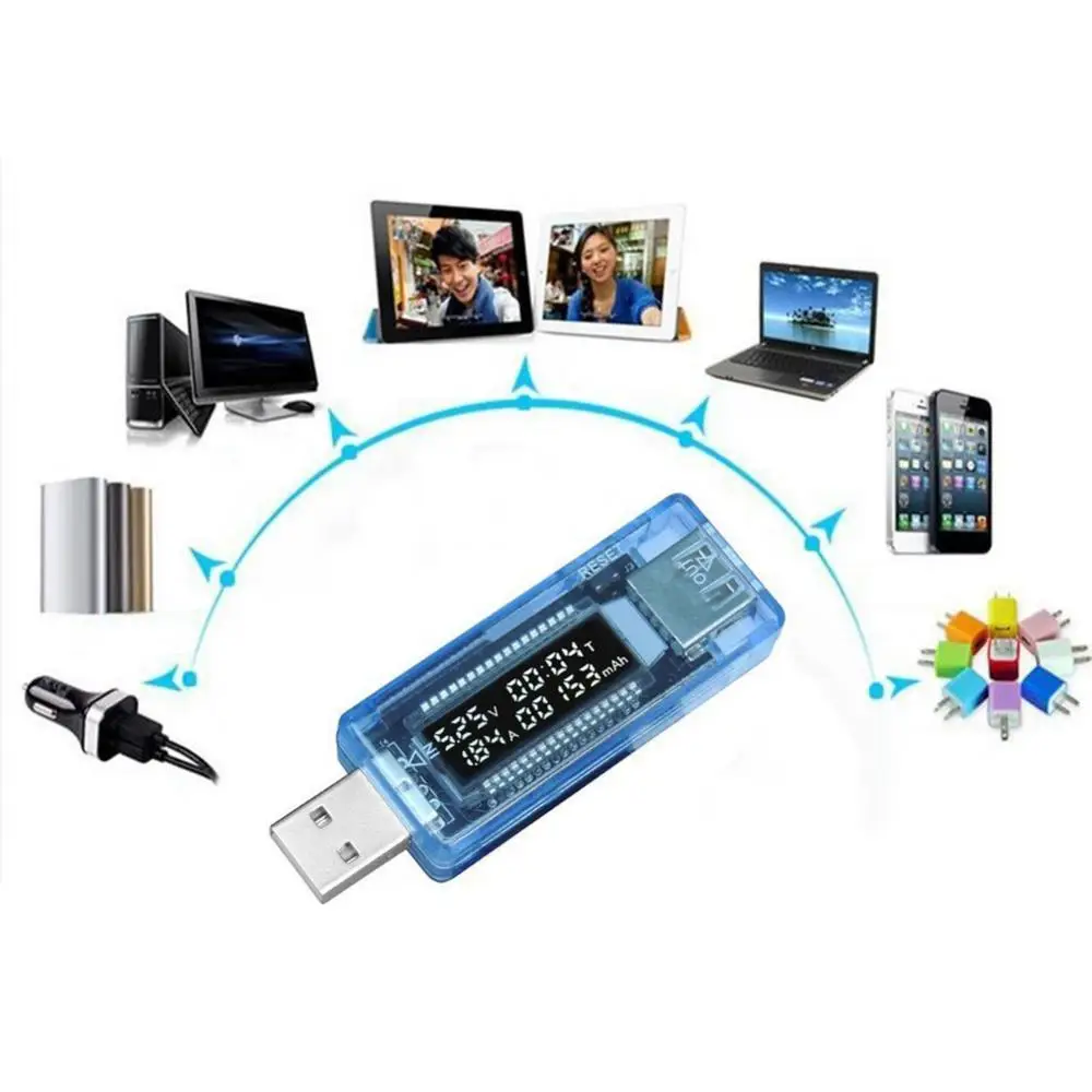 

USB Current Voltage Tester Doctor Charger Capacity Power Bank Meter Ammeter Tool