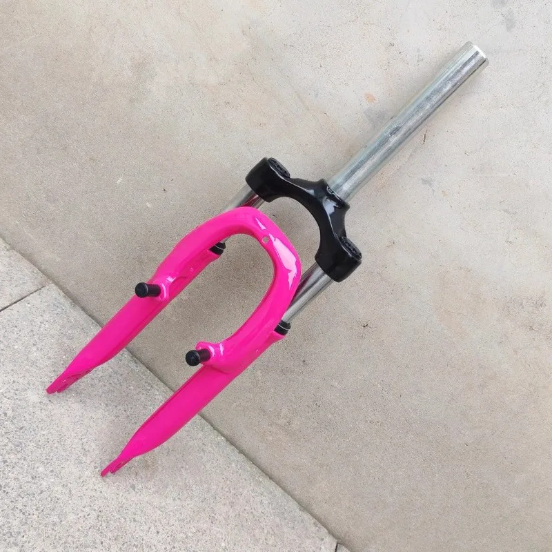 Фото Зум 20-дюймовый V-тормоз, амортизатор для горного велосипеда, передняя вилка 28,6*178 мм, беззубый алюминиевый плечевой железный передний вилка №3