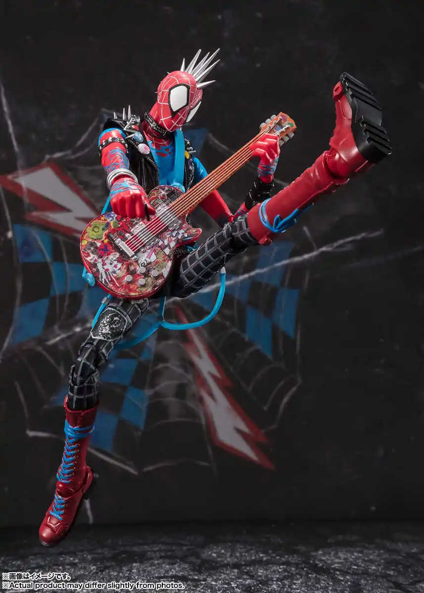 SH Toys Punk Spiderman Фигурка Hobart Коричневый Аниме Across The Spider Коллекция Фигурки Marvel