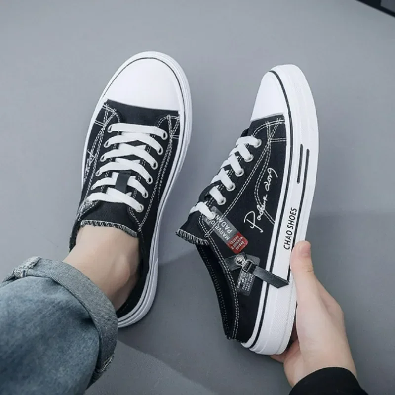 Мужские холщовые тапочки