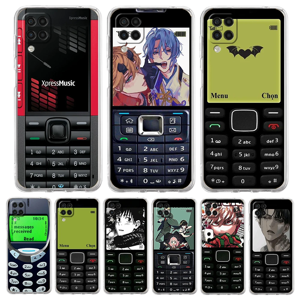 

Retro Old Nostalgia Cellphone Cover for Samsung Galaxy A13 A22 A52S A52 A72 A51 A71 A41 A31 A21 A11 5G Transparent Phone Case