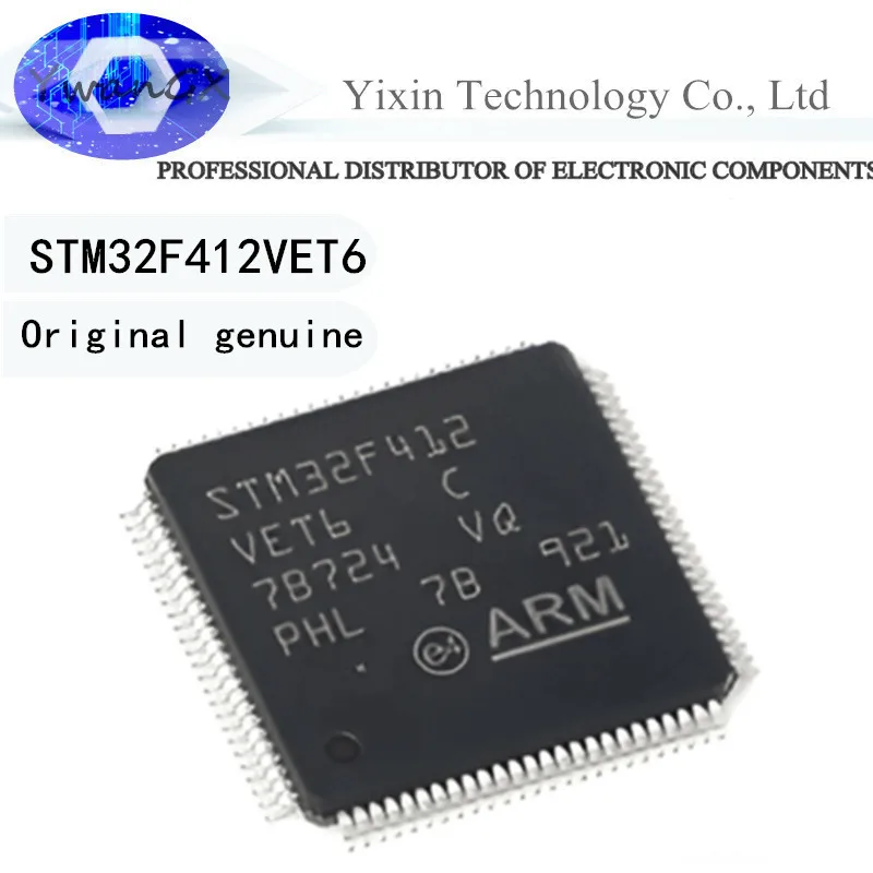 5pcs stm32f412vet6 stm32f42ve M4 entry-level high-performance microcontroller original