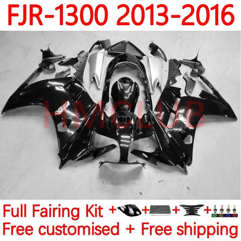 

Корпус для YAMAHA FJR-1300 FJR 1300 A CC FJR-1300A FJR1300 2013 2014 2015 2016 металлический черный FJR1300A 13 14 15 16 Обтекатели 38No.24