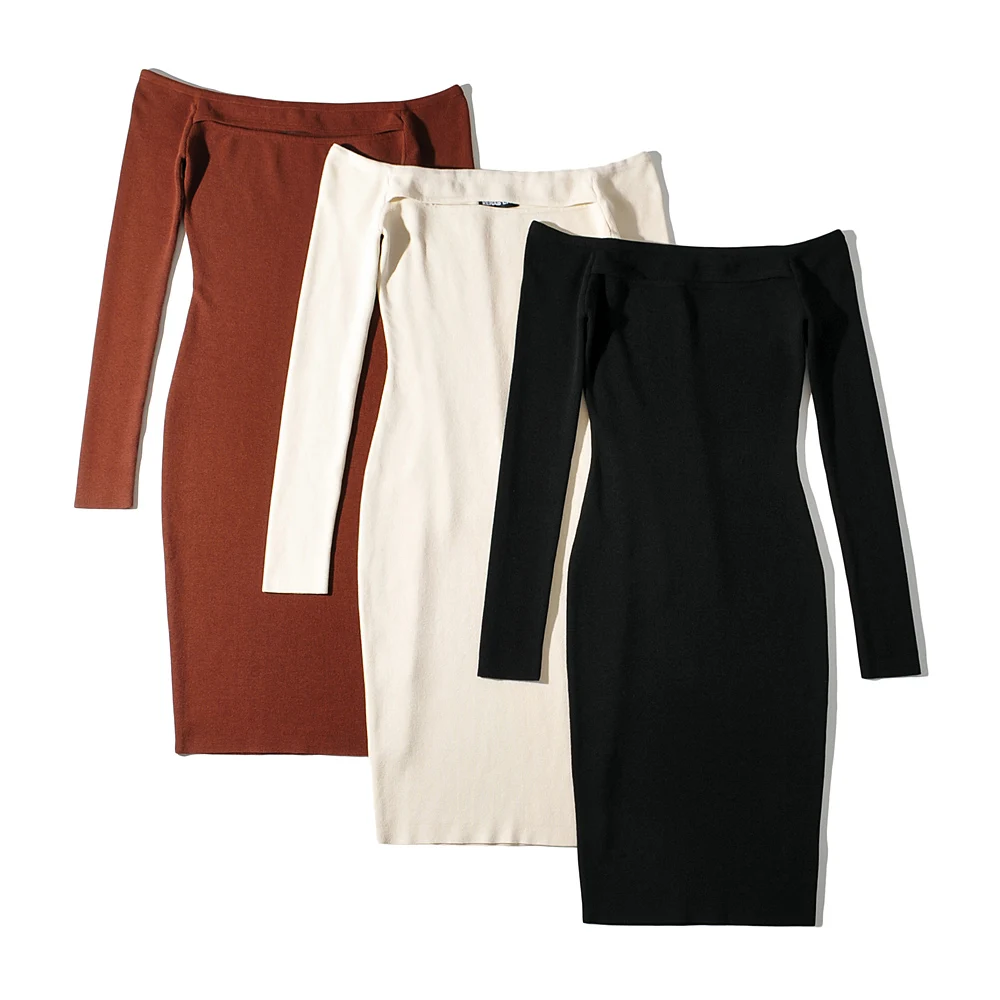 Женское трикотажное платье BRUSCREST