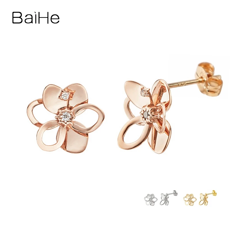 

Женские серьги-гвоздики из желтого золота с натуральным бриллиантом, 14 к