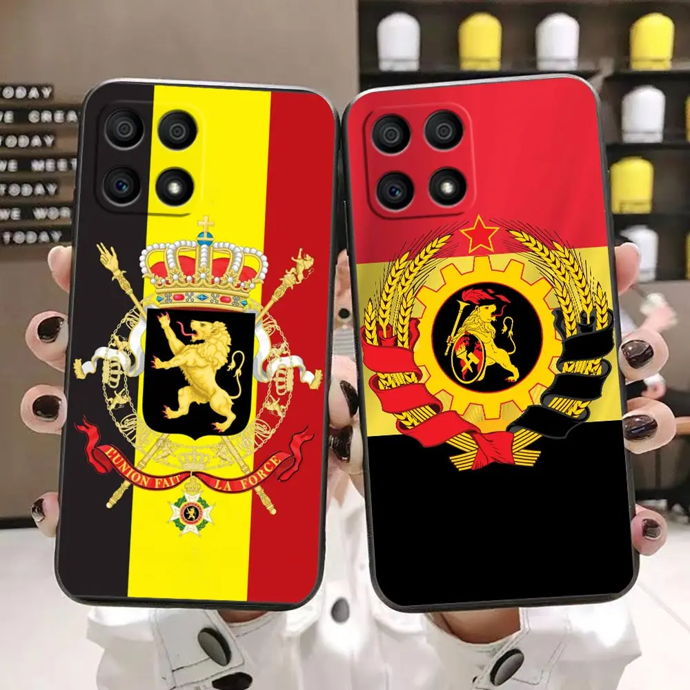 

Case For Huawei Honor X40 X30 X20 X10 X9 X9A X8 X7 5G V40 V30 V20 V10 V9 Magic 3 4 5 Pro Case Funda Shell Capa Flag Of Belgium