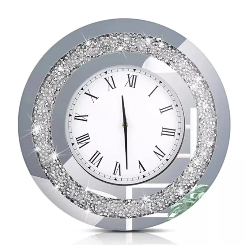 Настенные часы miflame серебристые