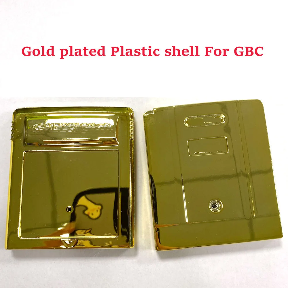 

Gold plated Plastic shell for GBC for GB game card cartridge Clear shell cover replacement part