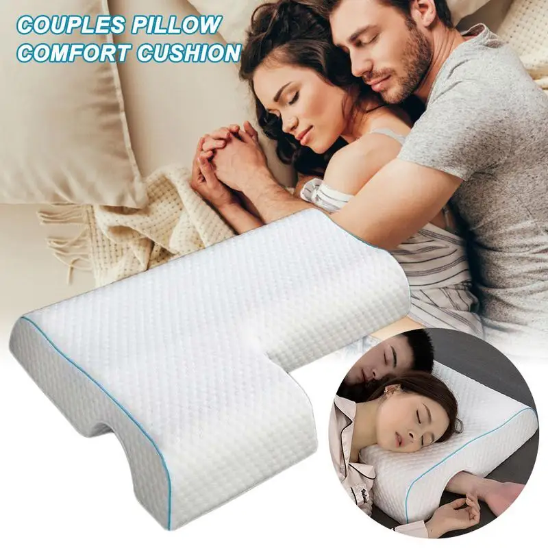 

Memory Foam Pillow For Sleep Cervical Pillows L Shaped Memory Pillows Relax Cervical Spine Adult Slow Rebound for Neck Relief