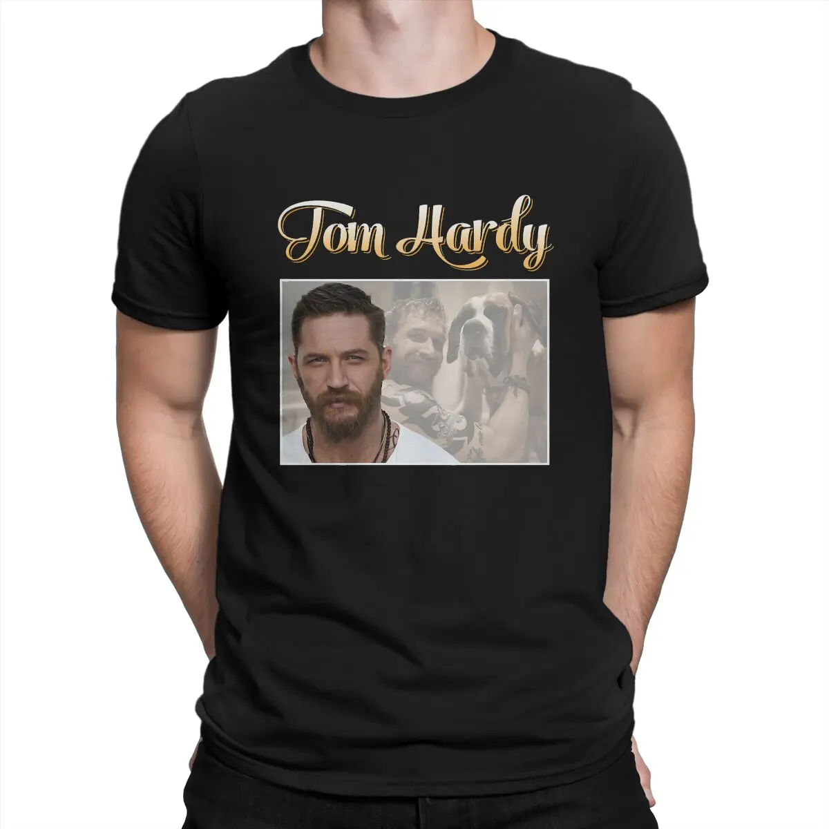

Vintage Cool T-Shirts Men Crewneck 100% Cotton T Shirt Tom Hardy Short Sleeve Tee Shirt Gift Idea Clothes