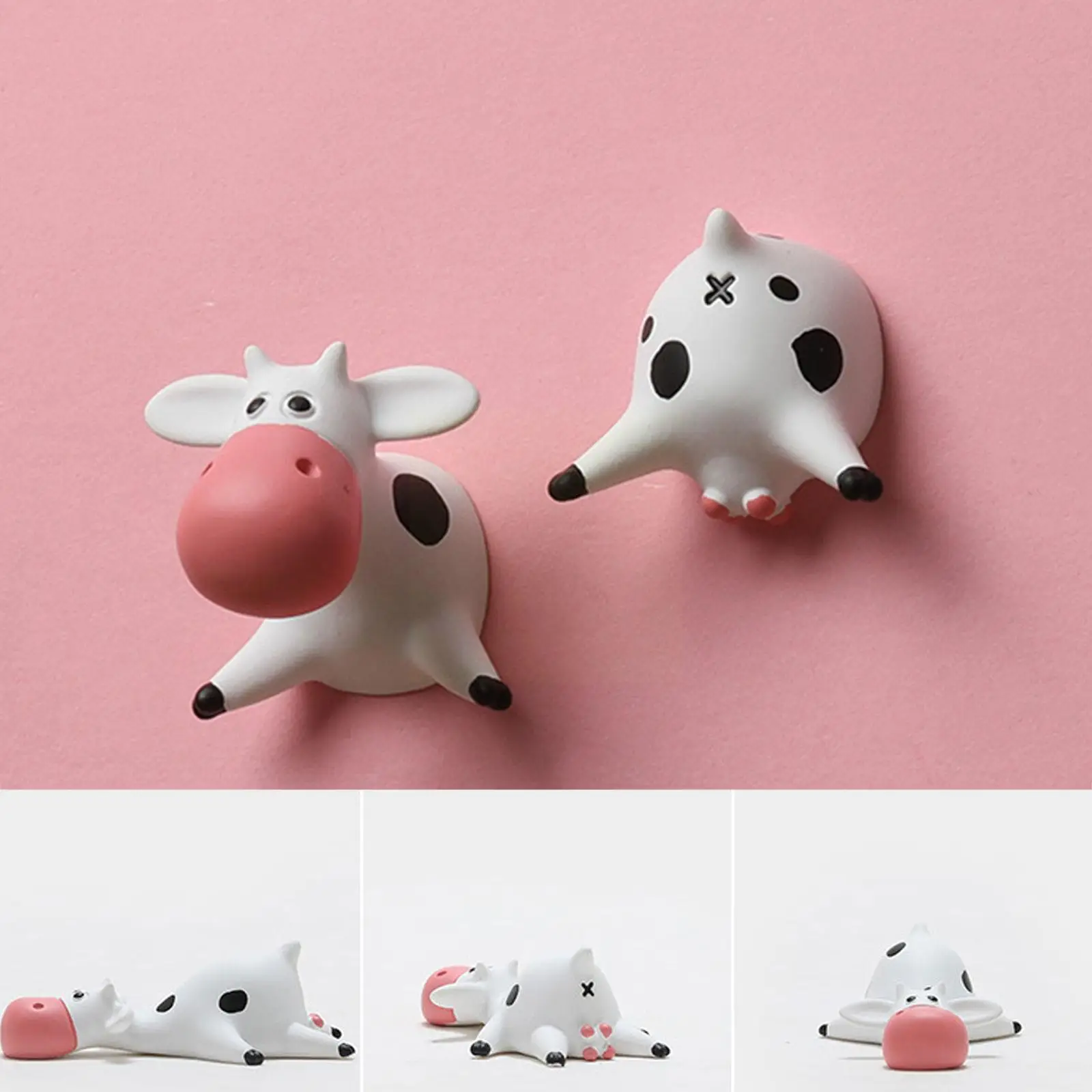 

1pc Animal Refrigerator Stickers Cute Cows Magnets Wall Toy Decorations Magnetic Gift Refrigerator DIY Photo Stickers Q5L5