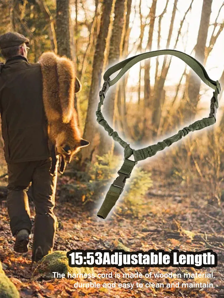 

Tacticals Single Point Rifle Rope Military Sling Shoulder Strap Adjustable Shotgun Gun Strap Army Airsoft Hunting Accessories