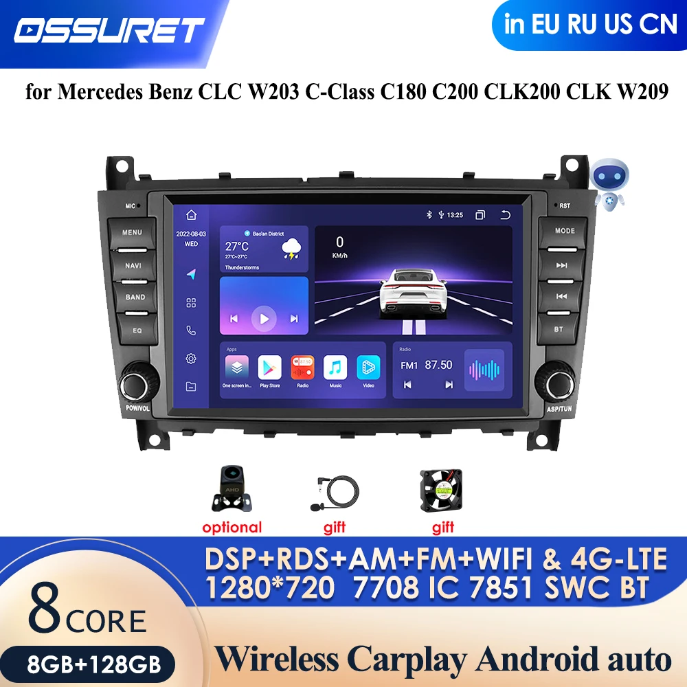 For Mercedes Benz C-class W203 W209 C180 W219 2004 - 2011 Ca