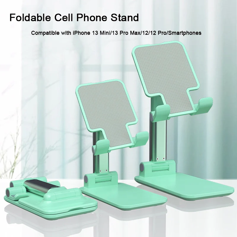 universal desktop mobile phone holder stand for iphone ipad adjustable tablet foldable table cell phone desk stand holder free global shipping
