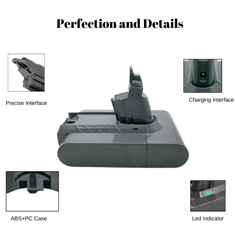 Сменная батарея для Dyson V6 21 6 в а/ч DC62 DC59 DC58 SV03 SV04 SV09 животных тонкая вакуумная