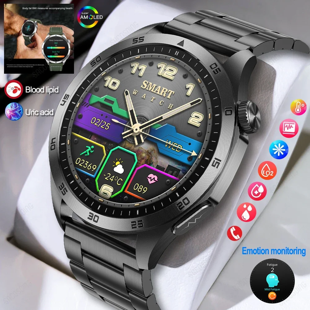 Умные часы с мониторингом уровня сахара в крови мочевой кислоты липидного