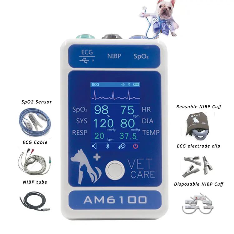 

veterinary blood pressure machine Smart Digital Blood Pressure Monitor NIBP Vet Portable Veterinary Monitor