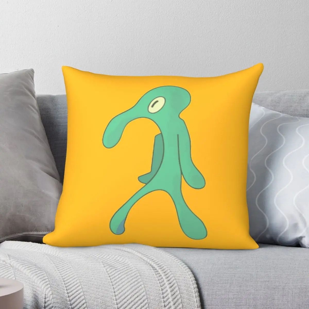 

Transparent Bold And Brash Pillowcase Polyester Linen Velvet Creative Zip Decorative Sofa Cushion Cover 18"