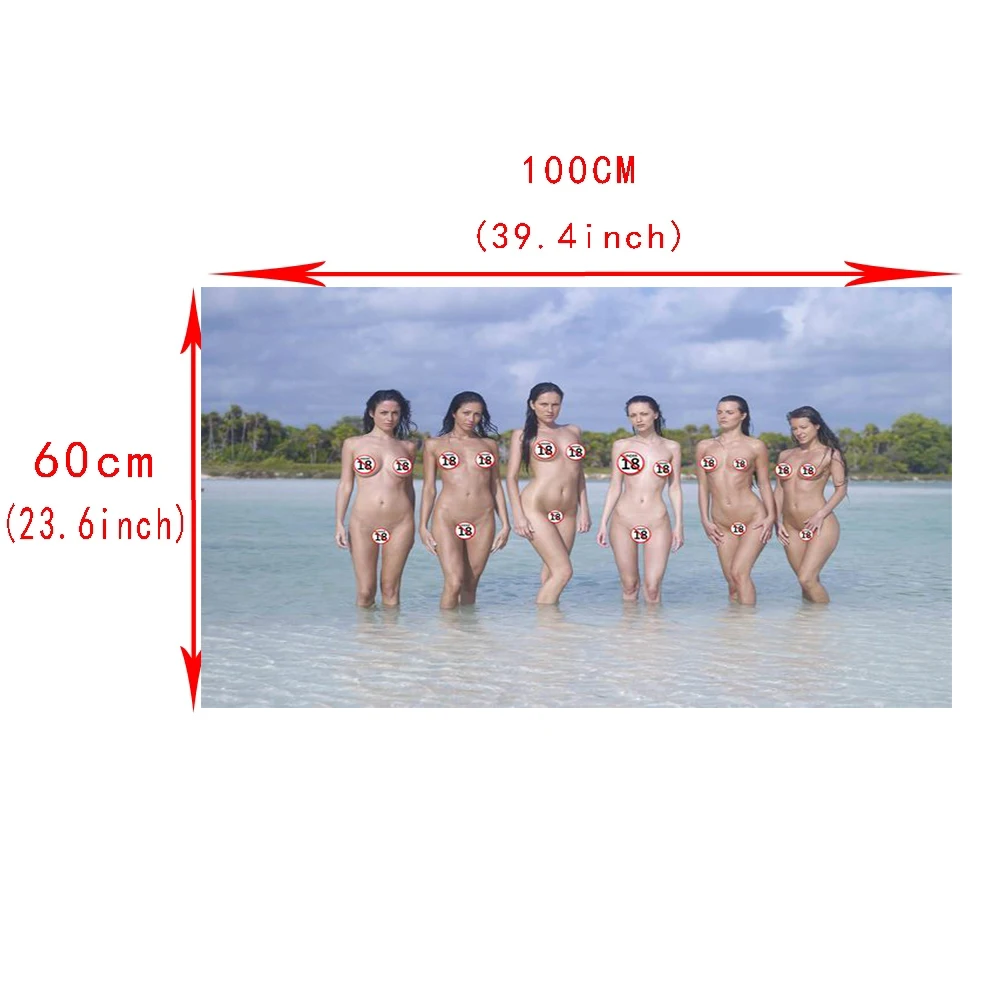 Сексуальная женщина пляж Девушка Художественная модель обои холст картина