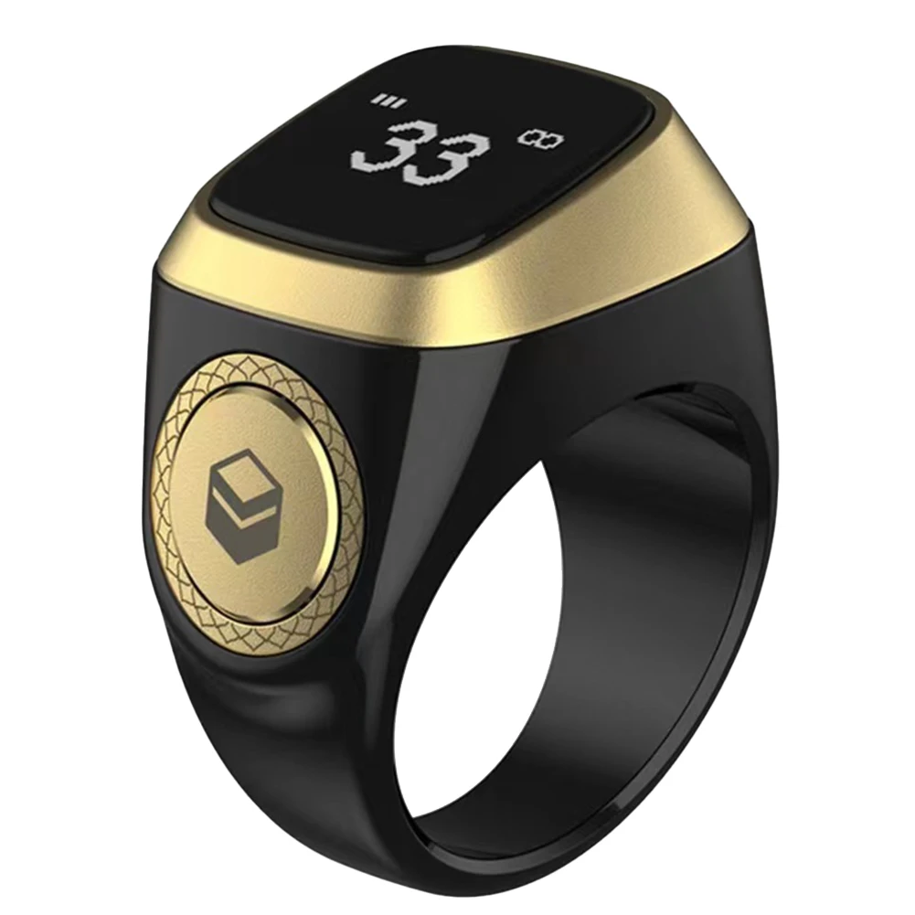 IQibla Smart Zikr Ring: водонепроницаемый цифровой счетчик и напоминание о вибрации Ring Praise