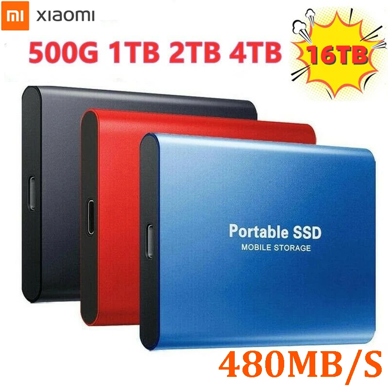 

100% Xiaomi Original Portable External Hard Drive Disks USB 3.1 4TB SSD Solid State Drives For PC Laptop Computer Storage Device
