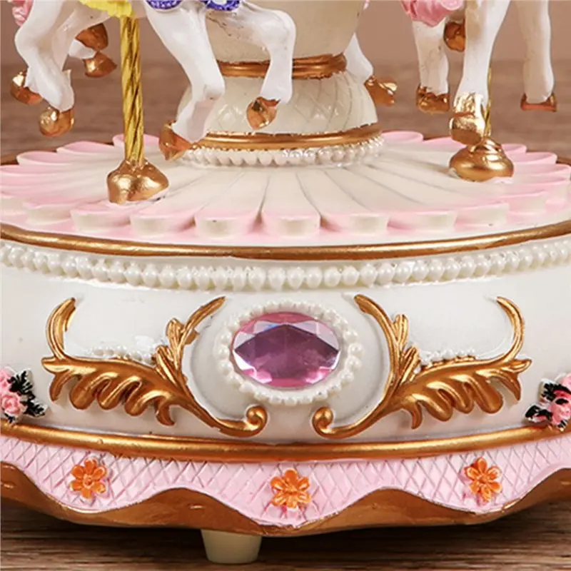 Музыкальная шкатулка ABXE-Carousel для маленькой девочки-принцессы, подарок на день рождения, музыкальная шкатулка для подруги, для души девочки. (art.: 3920dd22d1369) - 3920dd22d1369