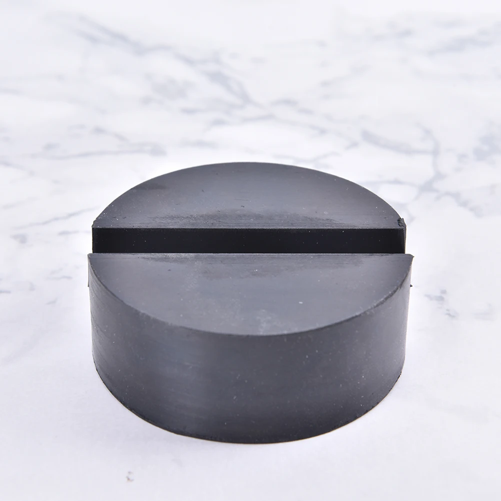 

Car Lift Jack Stand Rubber Pads Black Rubber Slotted Floor Jack Pad Rubber pad of jack support Universal