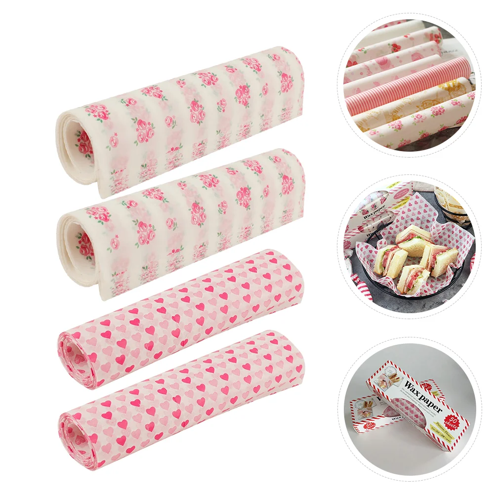

200Pcs Wrapping Paper Grease Resistant Liner Wrapping Paper Sheets for Greaseproof Wrapping Paper Tissue Liner Paper