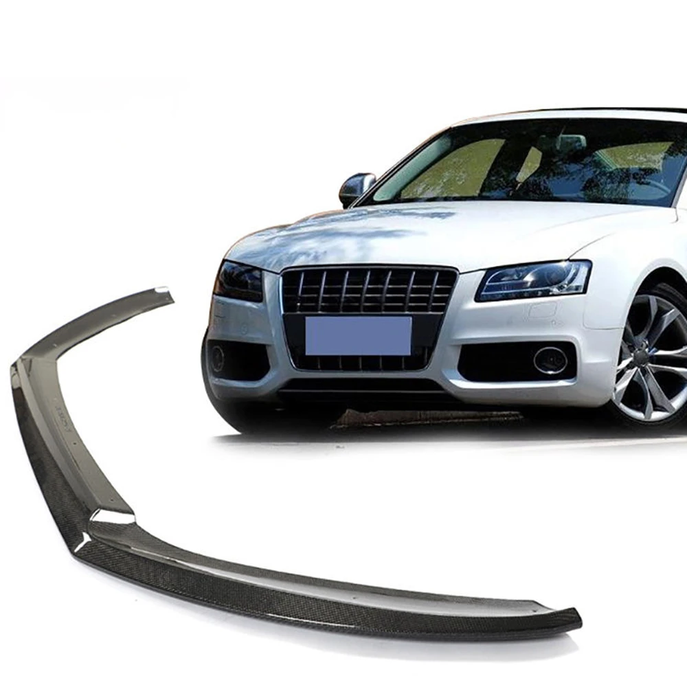 

S5 углеродное волокно передний бампер губа сплиттер Подходит для Audi S5 2009-2010