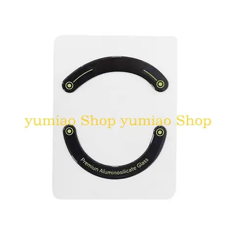 587b изогнутые края Talngames Glass Mouse Pad Pad Clates Antiplip Mouse Glides для G403 G603 G703 Gaming Mouse Sticker