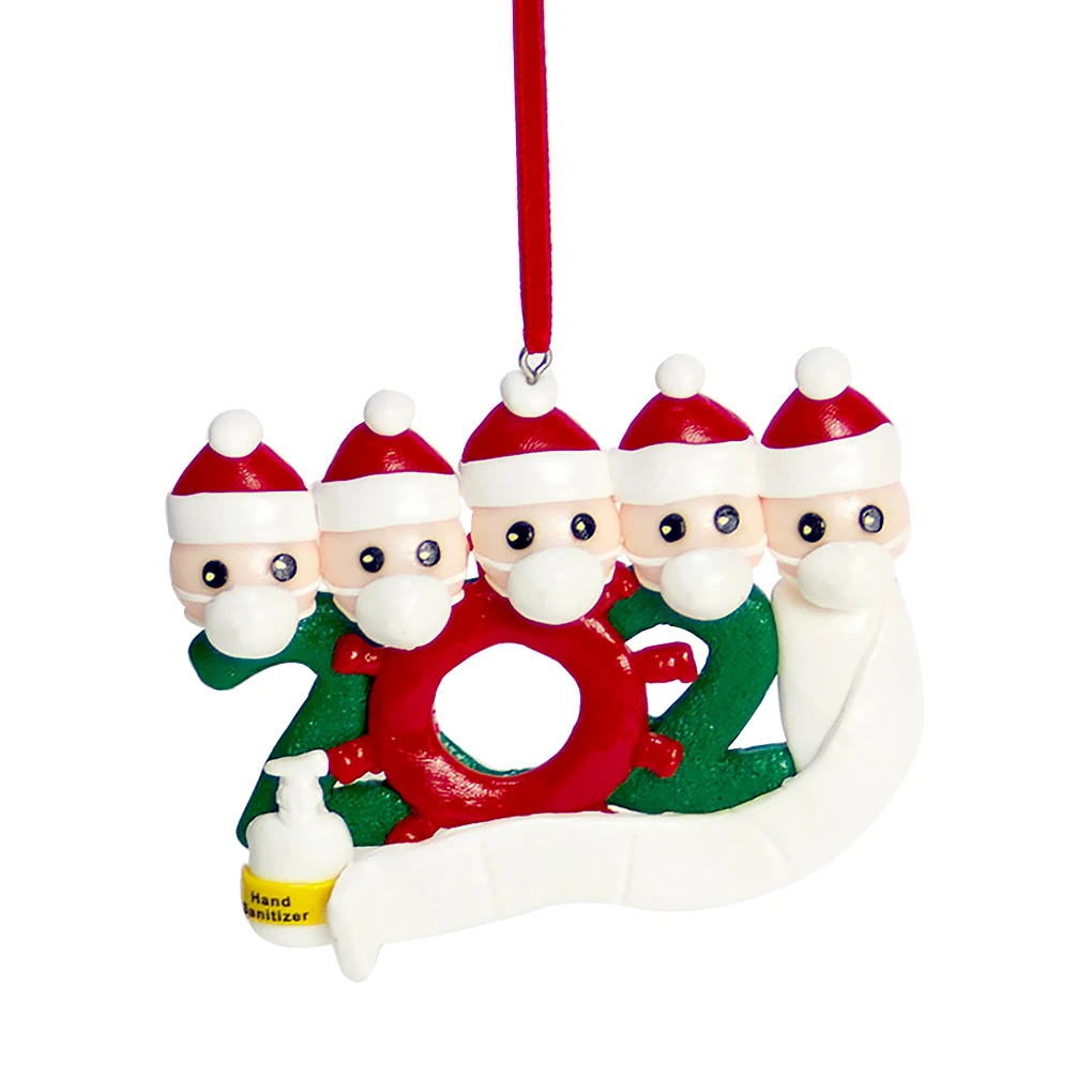 

2020 Quarantine Christmas Birthdays Party Decoration Gift Product Personalized Hanging Ornament, Pandemic -Social Distancing