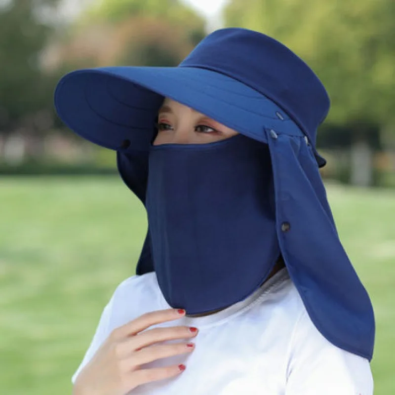 

Шляпа женская летняя солнцезащитная, закрывающая лицо, с большими полями, для путешествий и активного отдыха