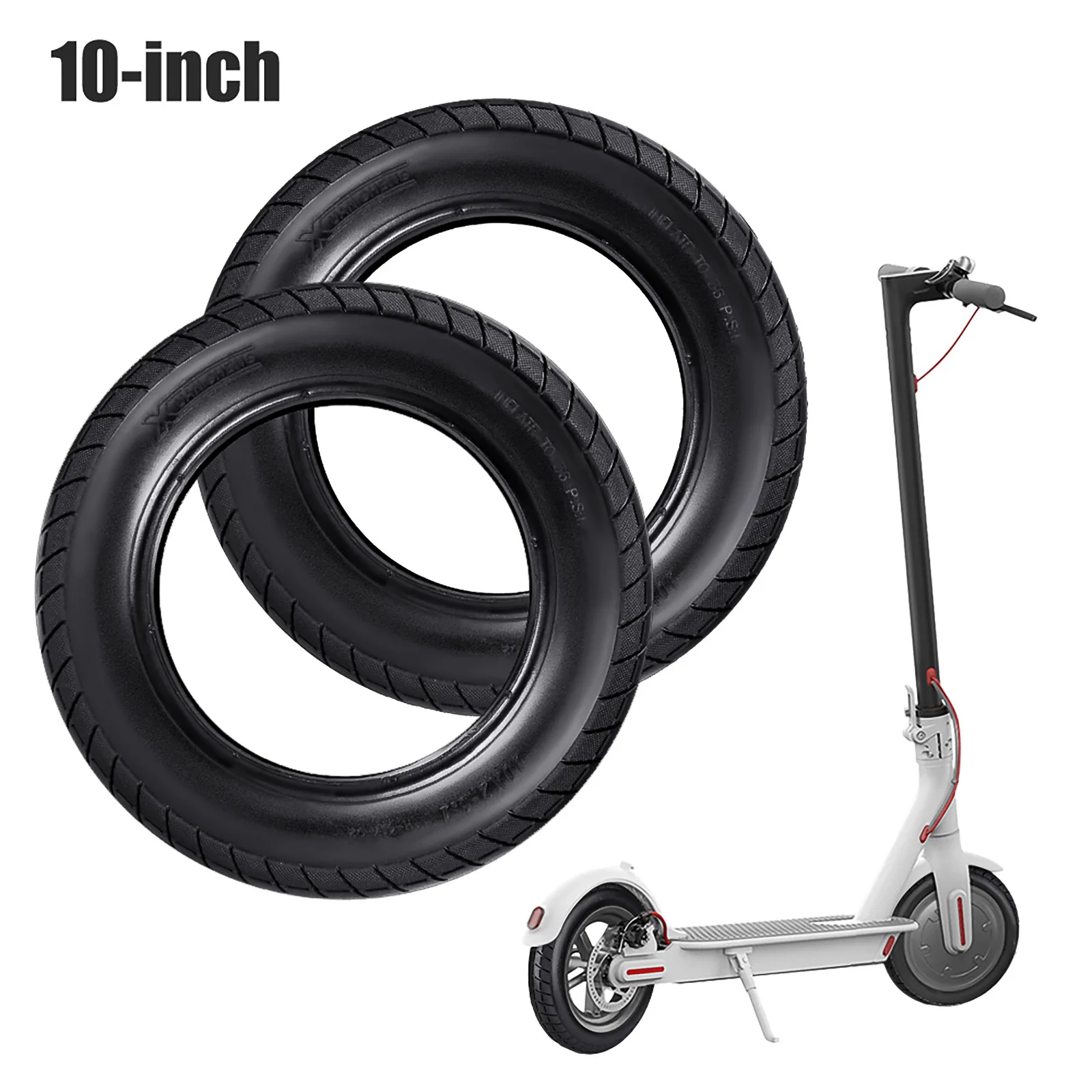 

For Xiaomi Electric Scooter Tire For M365 Tyre Shock Absorber Inflatable For Xiaomi Tire 10 Inch Durable Wheel Refit Accessories