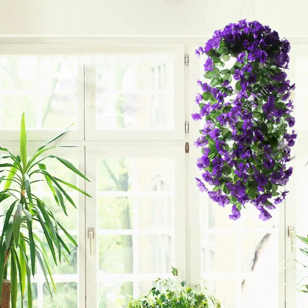 1Pcs 60 Cmx25 Cm Bougainvillea Silk Structure Hanging Dangling Flower Bunch Outdoor Indoor Home Wedding Party Decoration | Дом и сад
