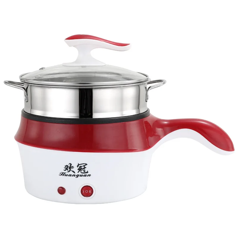 

Multifunctional Electric Cooker Hot Pot Mini Non-stick Food Noodle Cooking Skillet Egg Steamer Soup Heater Pot Frying Pan