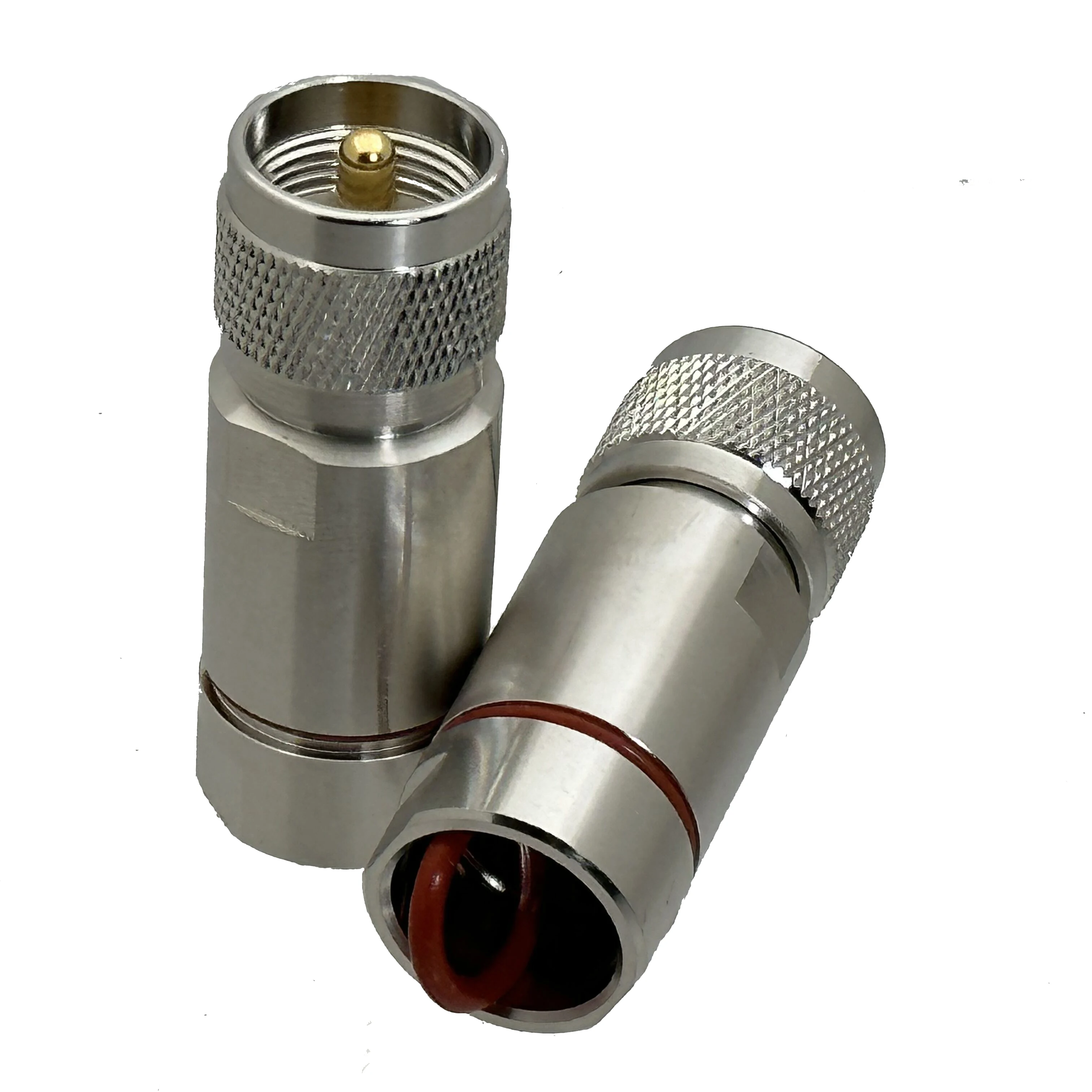 

1Pcs Connector UHF PL259 Male Plug 1/2" for Corrugated copper Standard Heliax RF Adapter Coaxial High Quanlity