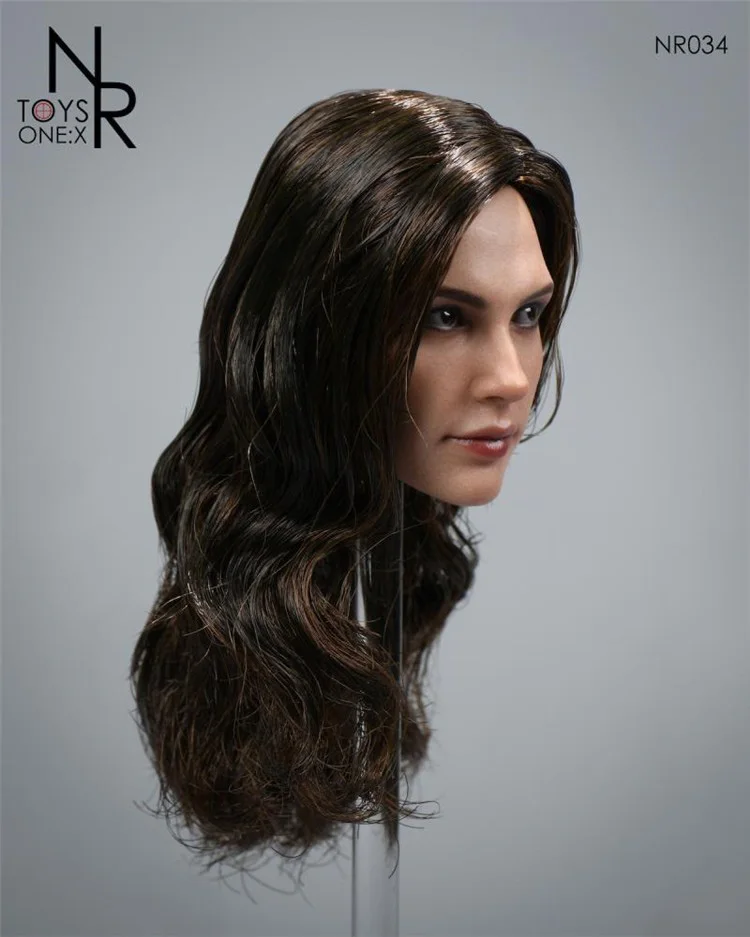 NRTOYS NR34 16 чудо-девушки Nvxia Gal голова гадот скульптура 5,0 с волосами пересаженная для 12-дюймовой женщины солдат экшн-фигурки (art.: 3920bf6466b92) - 3920bf6466b92