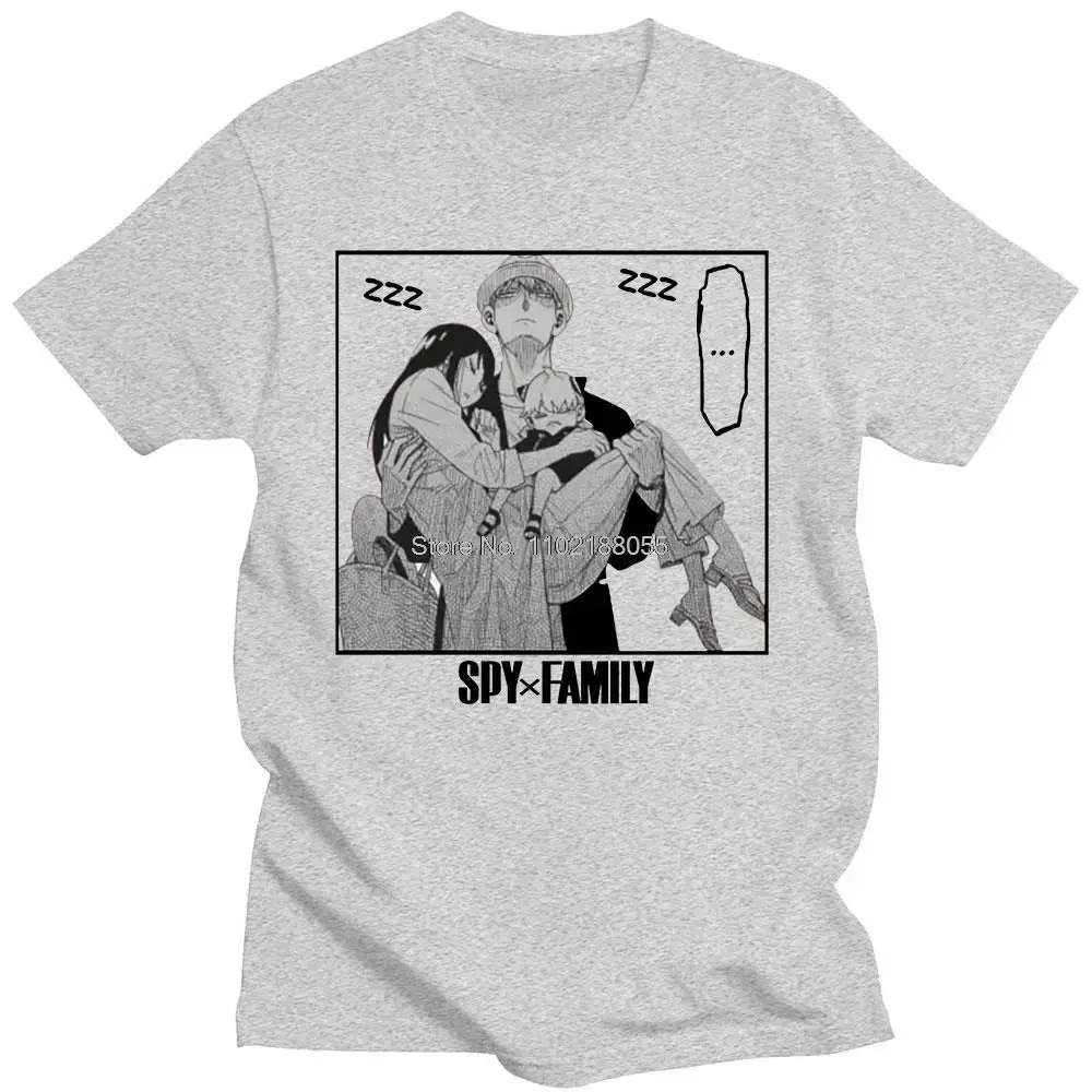 Распродажа футболки Аниме X Family Yor мужские летние с коротким рукавом Футболки