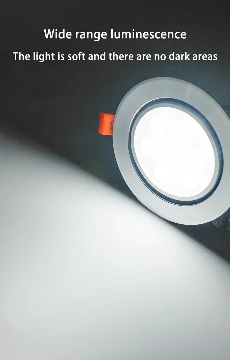 10 шт. 5 Вт алюминиевый корпус светодиодный потолочный светильник встраиваемый