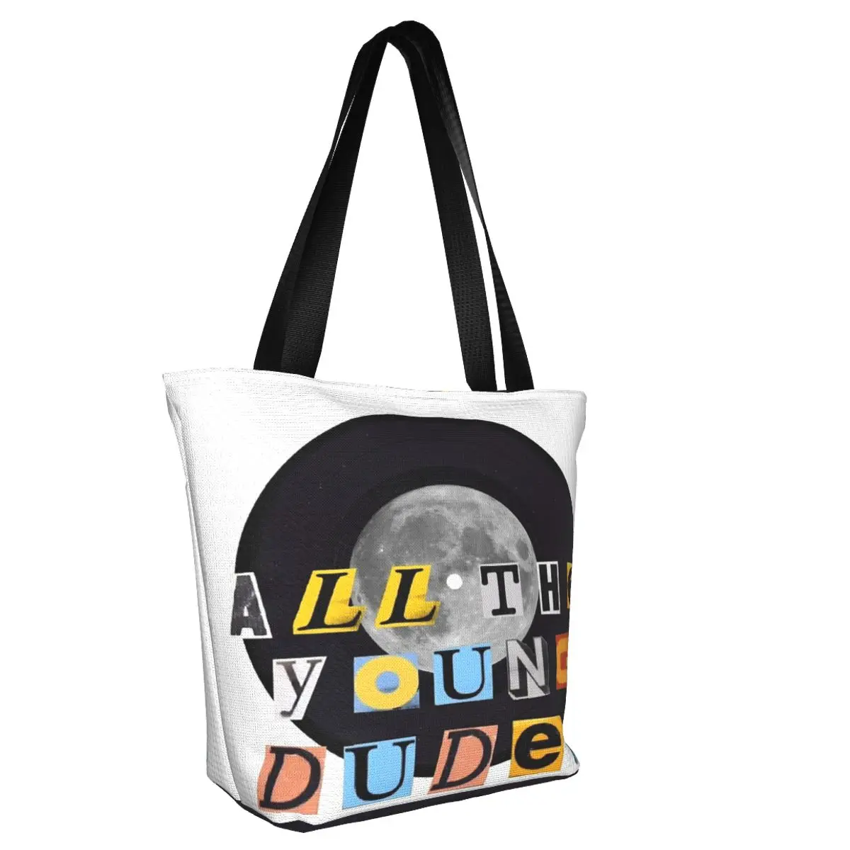 Сумка-тоут через плечо для покупок большая вместимость