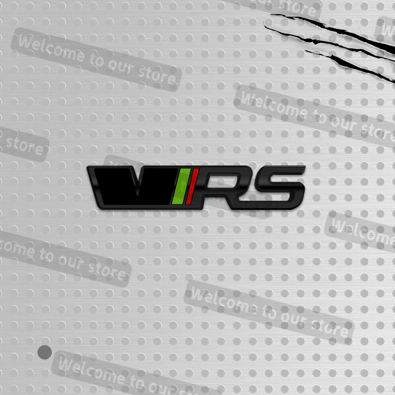 

3D металлический Стайлинг автомобиля VRS эмблема наклейки на руль автомобиля значок наклейки для Skoda Kodiaq Fabia Enyaq Octavia Combi Kamiq Rapid