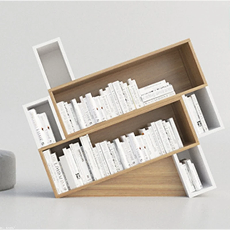 

Small Mobile Bookcases Storage Display Cabinet Organizer Modern Bookshelf Bookends Minimalist Etagere Rangement Home Furniture