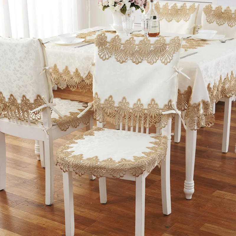 

Lace Chair Cushion Cover Non-Slip Diningroom Chair Cushion Breathable Floor Mat Tatami Seat Pads Universal Stool Cover Home Deco